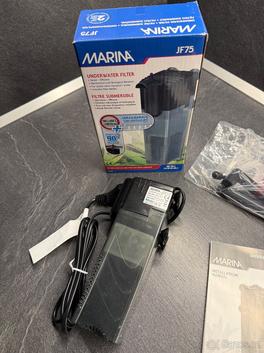 Akvarijní filtr MARINA Jet Flo 75 vnitřní - 5