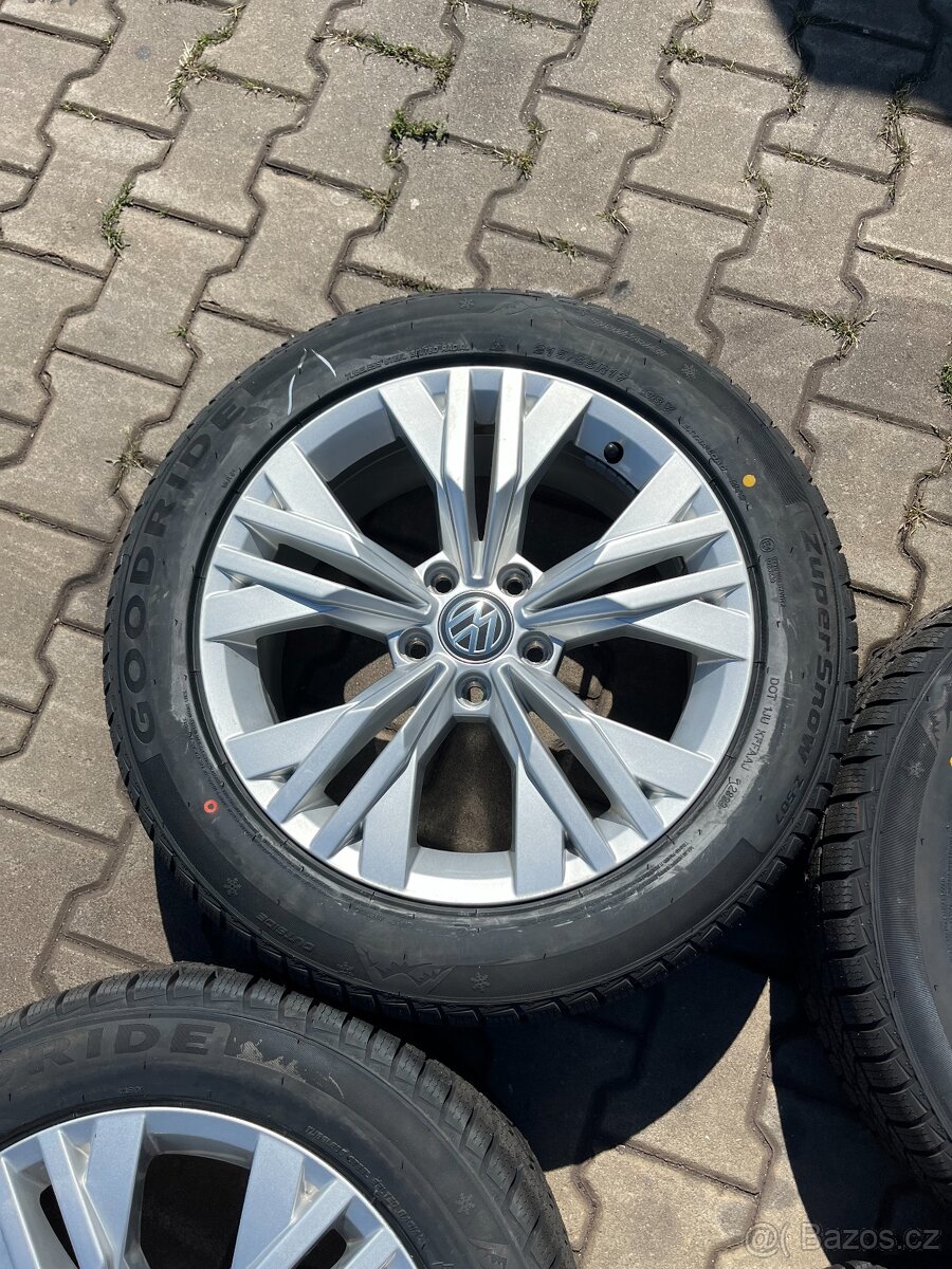 Kompletní alu VW 5x112r17+215/55r17 zimní - 5