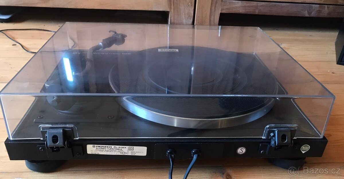 GRAMOFON PIONEER PL-512 (1978) VE DŘEVĚ,SUPER STAV - 5