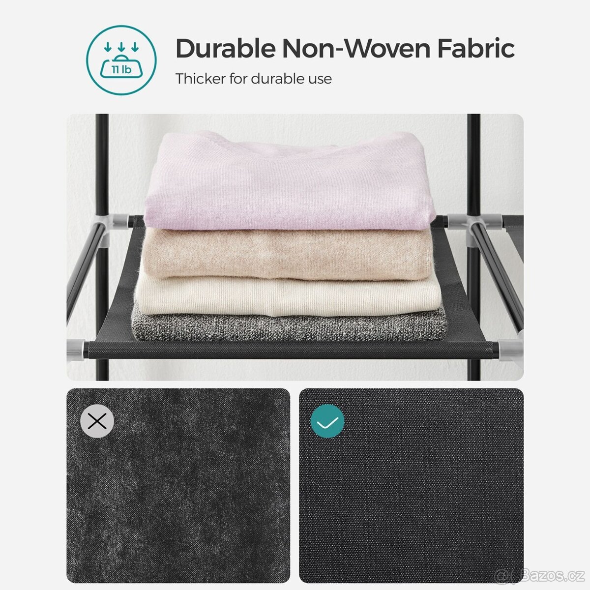 NOVÁ PLÁTĚNÁ ŠATNÍ SKŘÍŇ S KOVOVOU KONSTRUKCÍ - 5