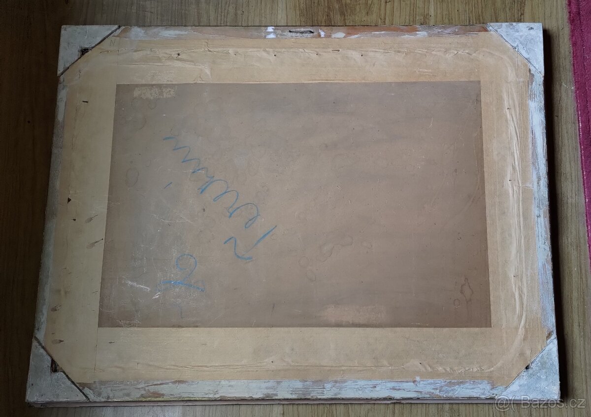 KŮZLE , PEJSEK A KOČIČKA / SK / pastel - 5