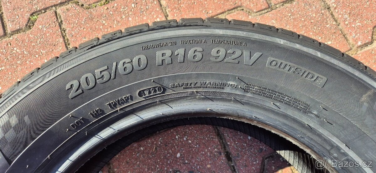 205/60r16 Kumho Ecsta PS71 - letní zánovní 205/60/16 - 5