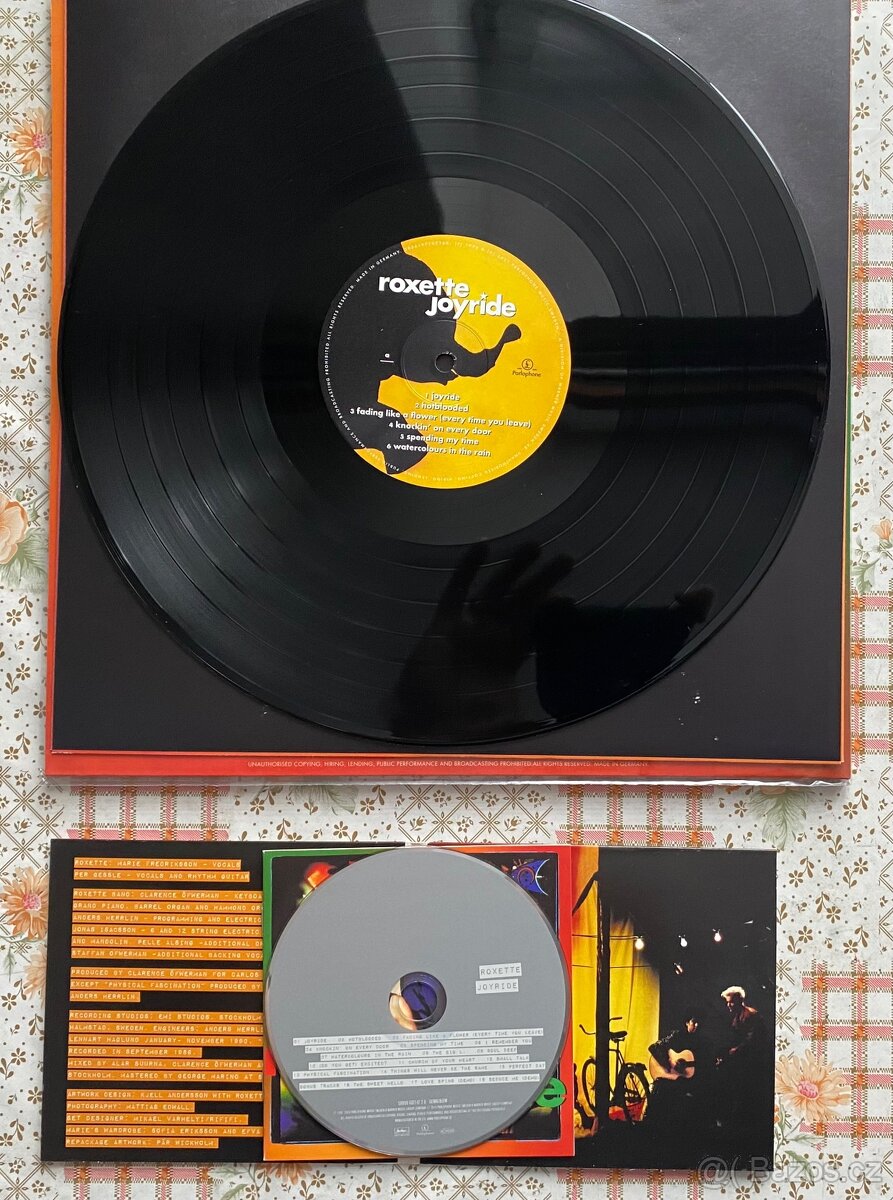 Roxette - Joyride LP+CD Top stav - 5