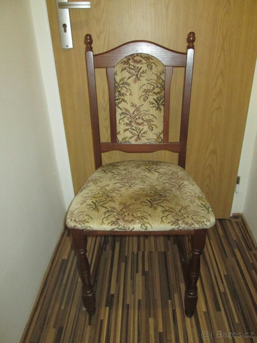 Starožitná řezbovaná židle - 5