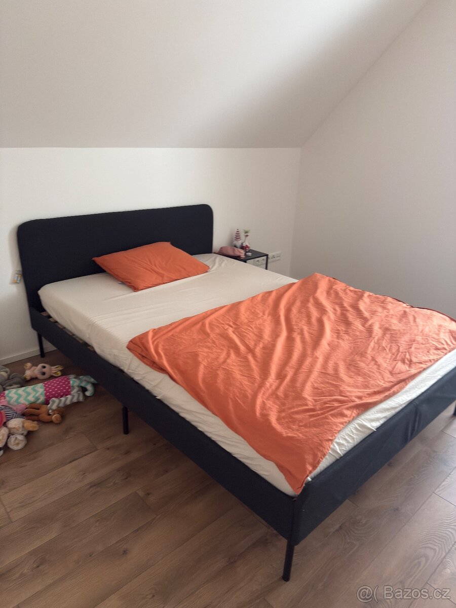 2x postel s matrací a roštem Ikea 140x200 - STÁLE AKTUÁLNÍ - 5