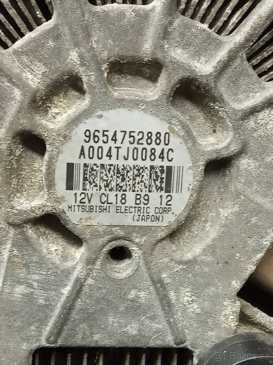 Citroen alternátor 9654752880 - 5