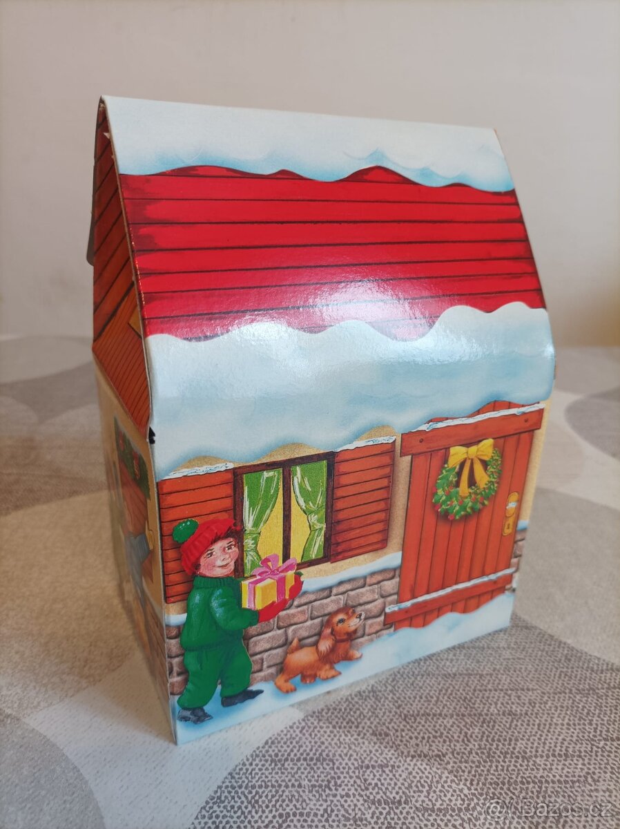 Vánoční chaloupky- krabičky na nádilku. PRODEJ VE VELKÈM. - 5