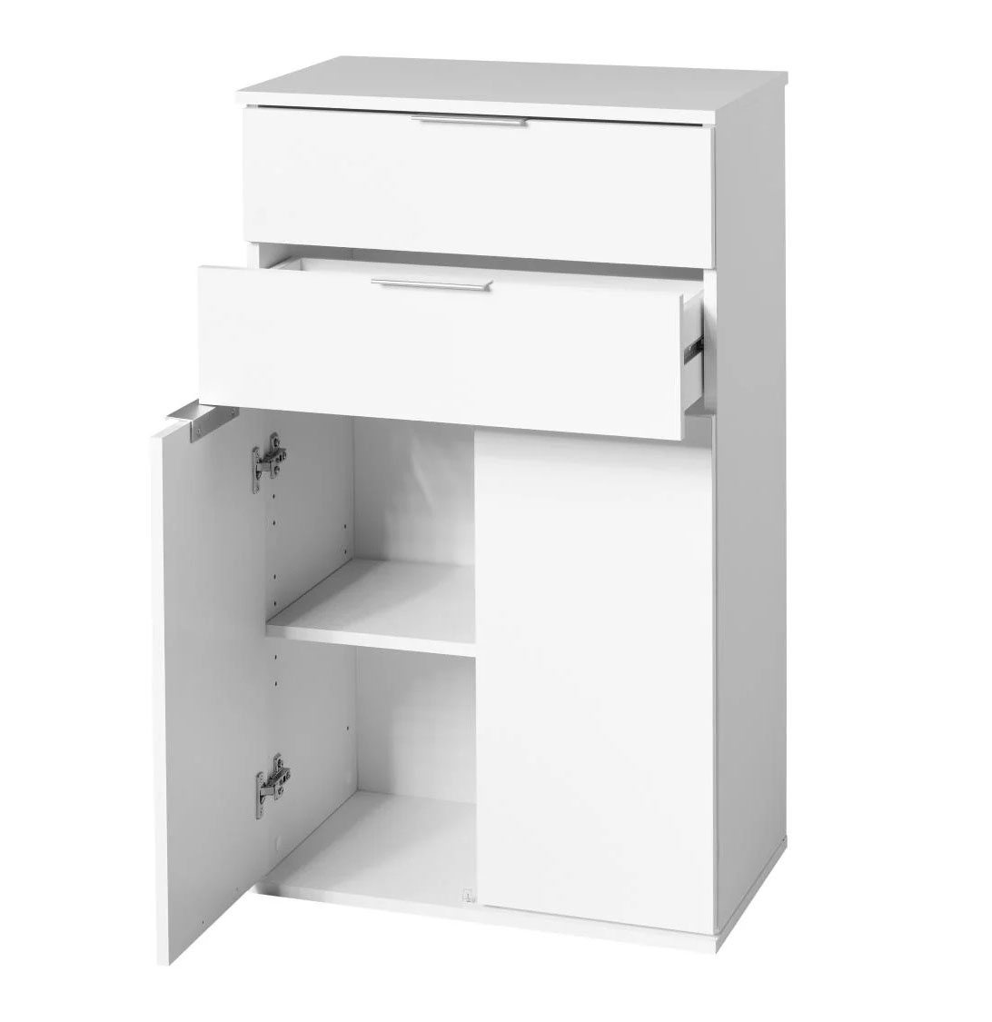 Komoda se 2 zásuvkami a 2 dvířky 25,4 x 50 x 190,5 cm nová - 5