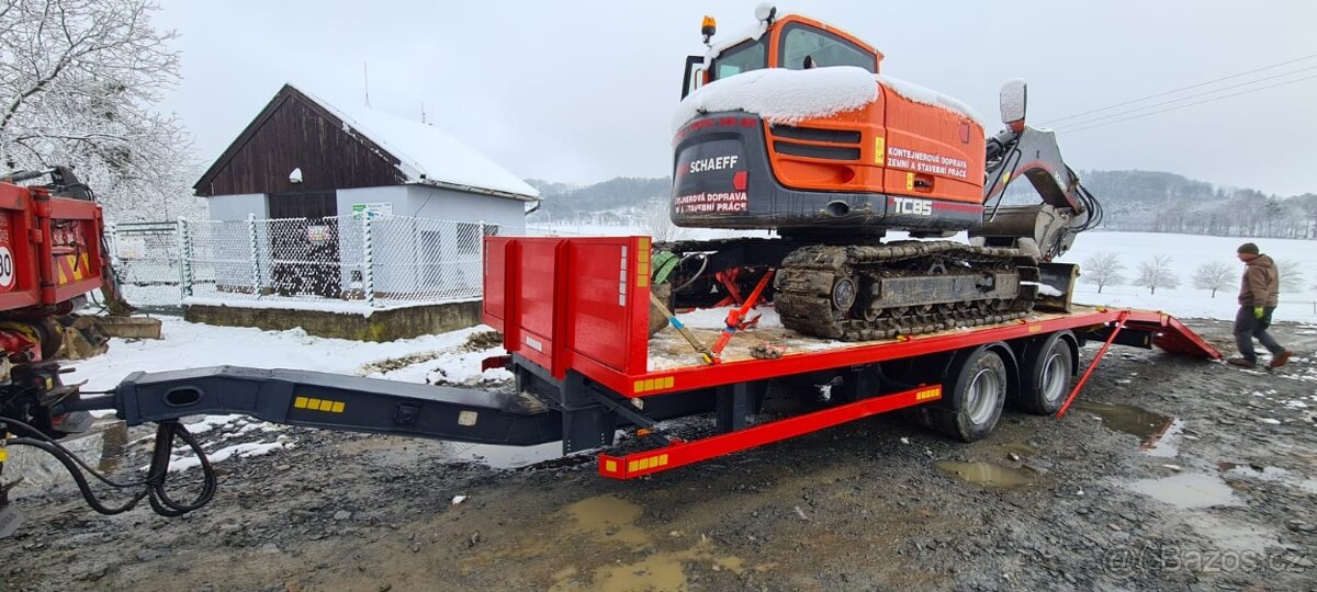 Podvalník, podval, valník, tandem, vlek, přívěs, trailer, - 5