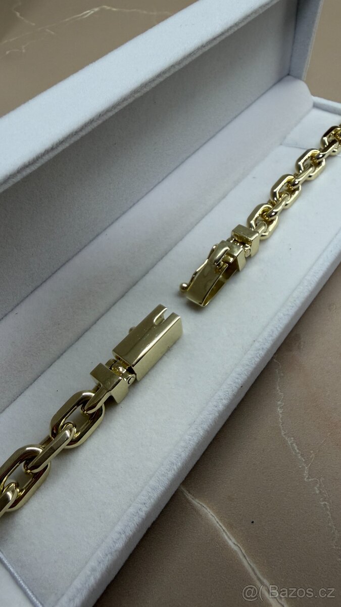 zlatý řetízek anker pilka 14k 585/1000 216 - 5