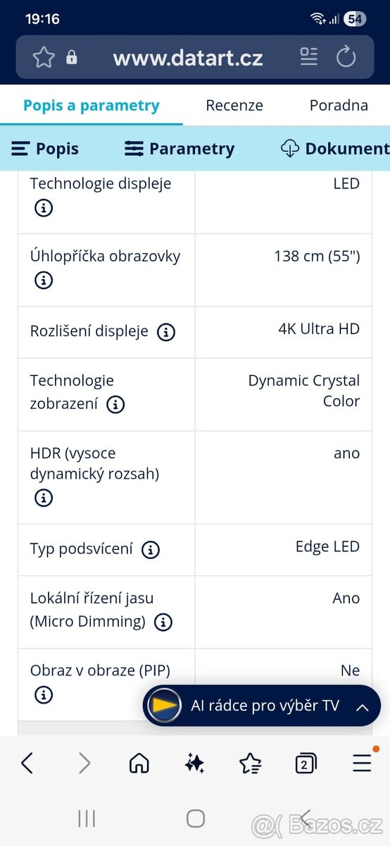 TV Samsung 55 - 138 cm - 5