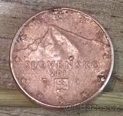 1 euro Cent Slovensko 2011 - 5