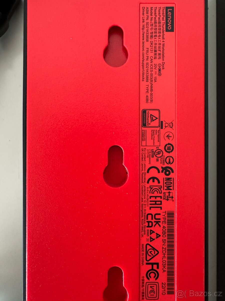 Lenovo Thunderbolt 4 Workstation Dock - 5