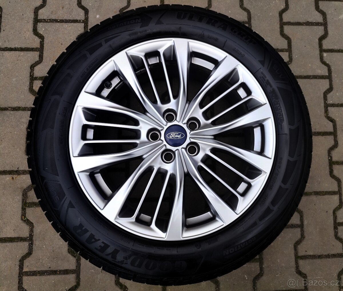 Alu kola originál Ford Kuga 5x108 R18 KRÁSNÁ SADA - 5