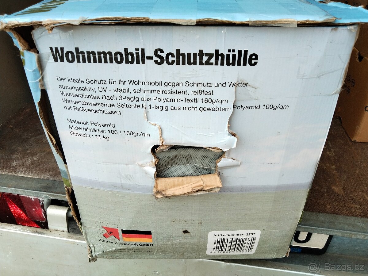 Kryt a Ochranná plachta na obytný vůz - až 7,3m - 5