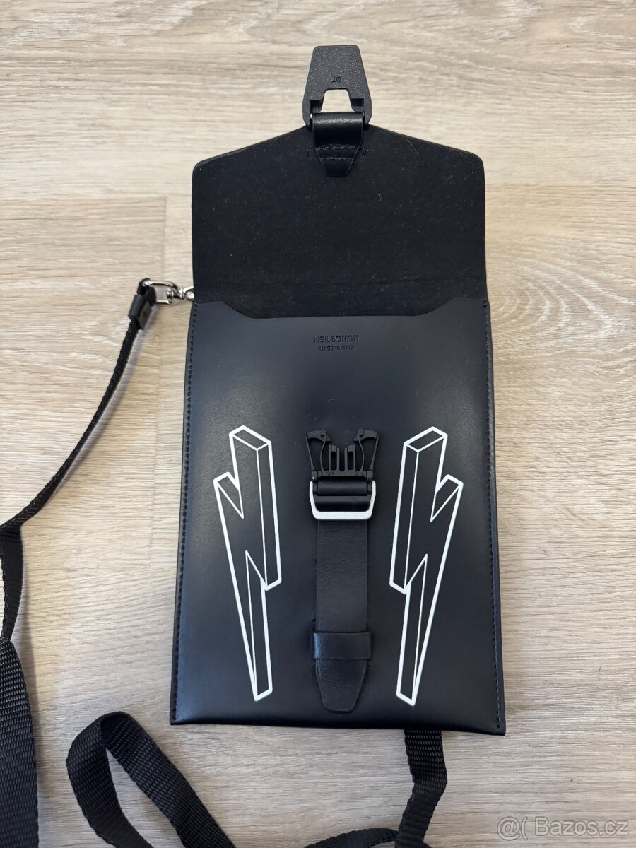 Kožená taška Neil Barret - 5