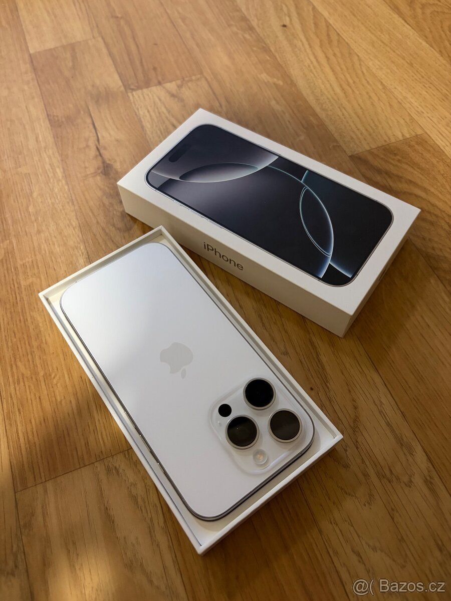 Apple iPhone 16 Pro 128GB bílý - 5