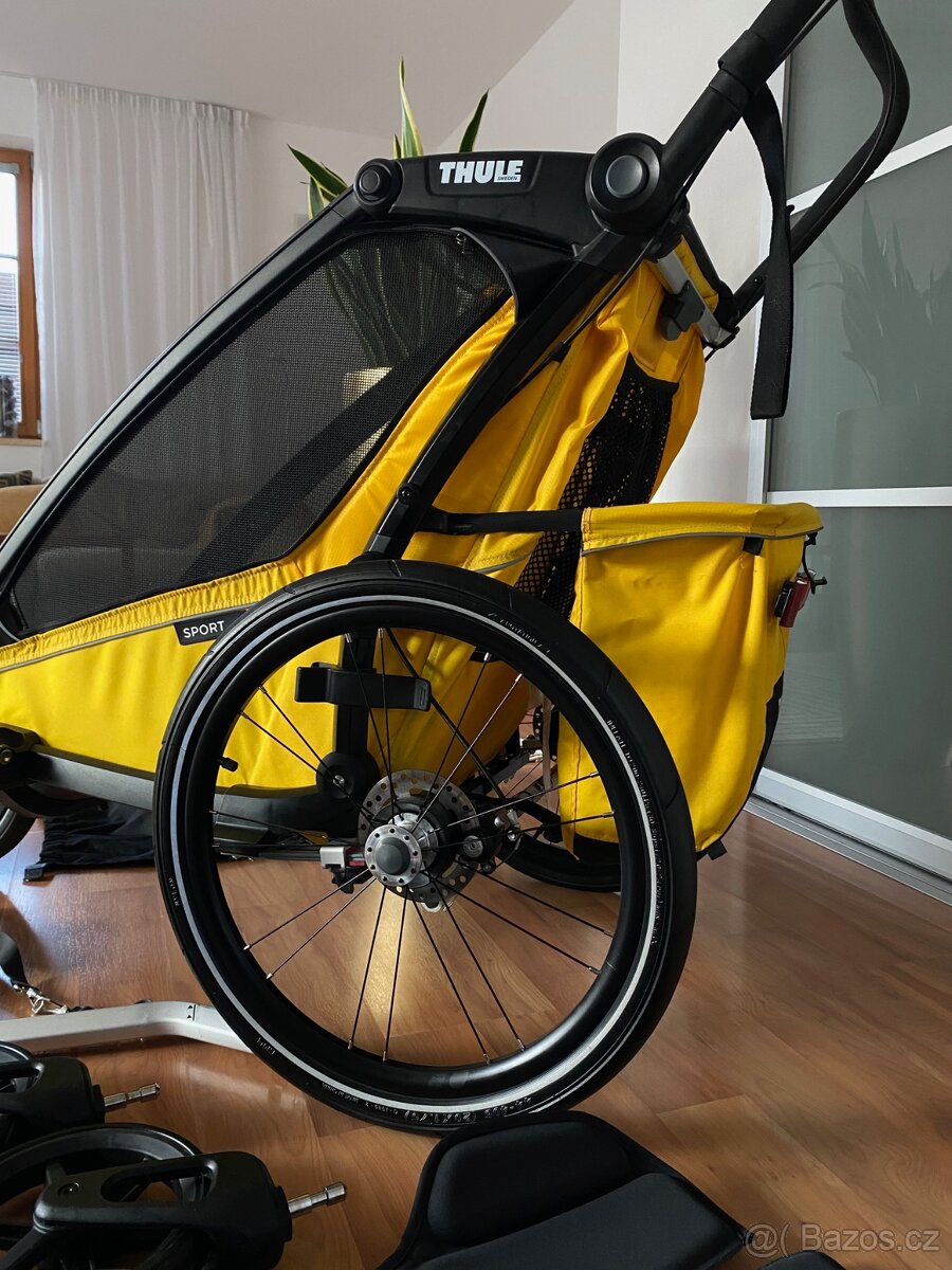 💛🖤 Thule Chariot Sport + 3 sety 🖤💛 - 5