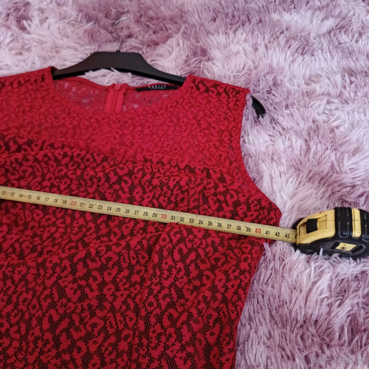 Červené šaty mohito S 36 - 5