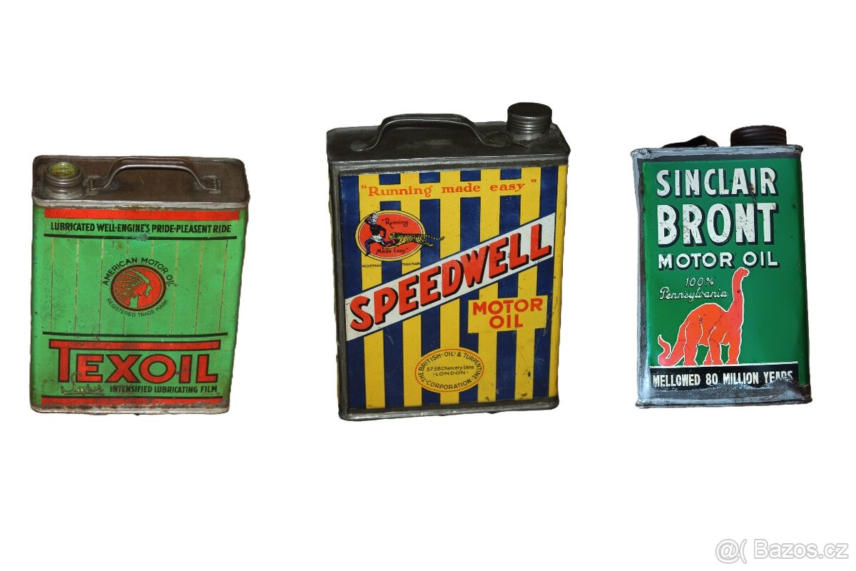 Cedule a Plechovky od oleje - Sháním - 5