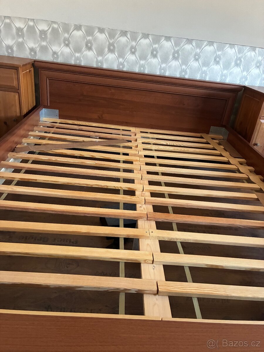 POSTEL + NOČNÍ STOLKY 160cm - 5