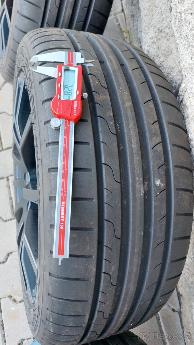 Alu kola 5x112 r17.Černe vw škoda audi Seat - 5