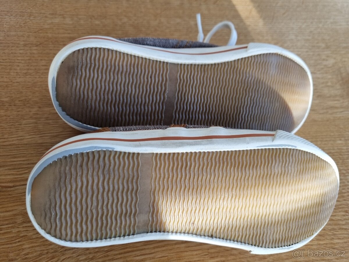 Dětské tenisky kůže/textil šněrovací vel. 29 jako nové - 5