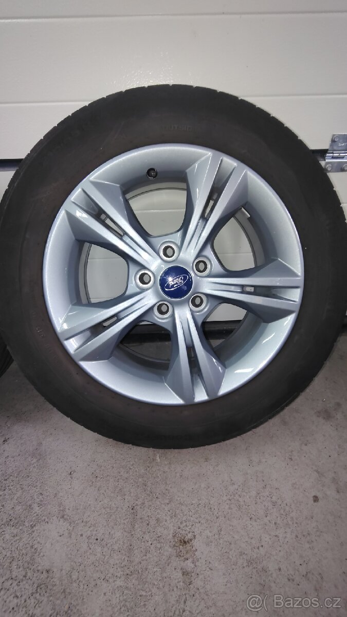 Originální ALU disky Ford s letními pneu - 5