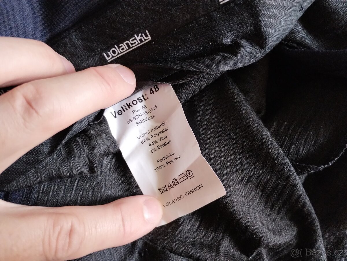 Oblek Volansky, tmavě modrý - 5