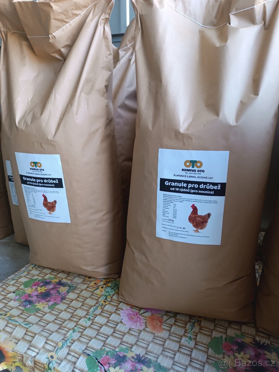 Granule pro slepice, kačeny, brojlery, husy - 5