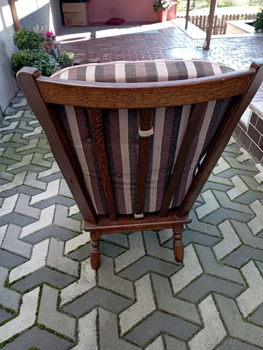 Prodám krásné křeslo masiv - 5