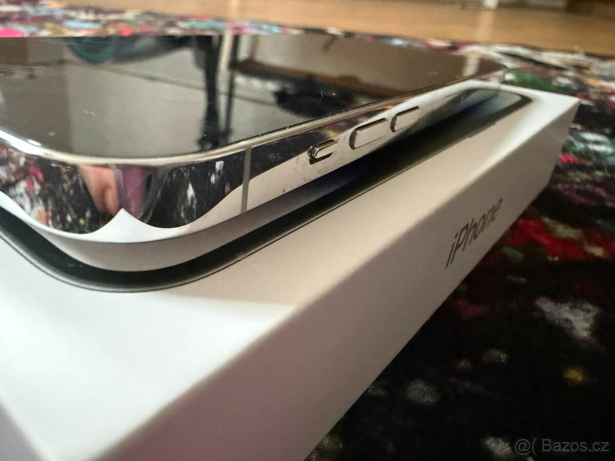 Prodám iPhone 14 Pro Silver (128 GB) TOP STAV + BATERIE - 5