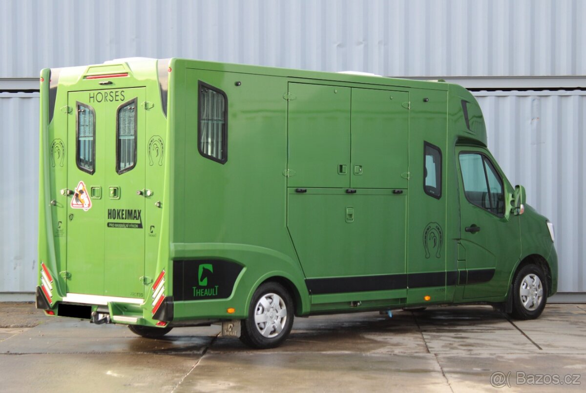 Renault Master 2.3,PŘEPRAVNÍK KONÍ THEAULT,KLIMA,ČR,1.MAJ - 5