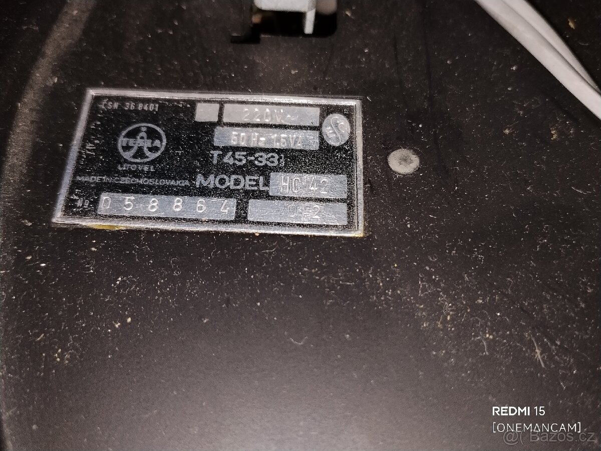 Gramofon se zesilovačem Tesla NZC 421 – na díly - 5