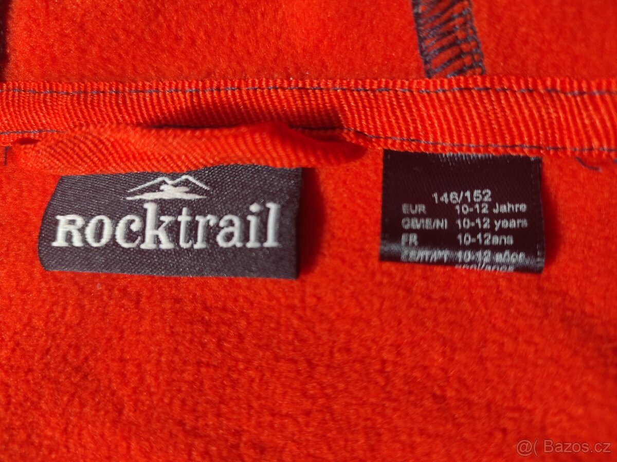 Softshellová bunda s kapucí Rocktrail, nová, vel 146-152 - 5