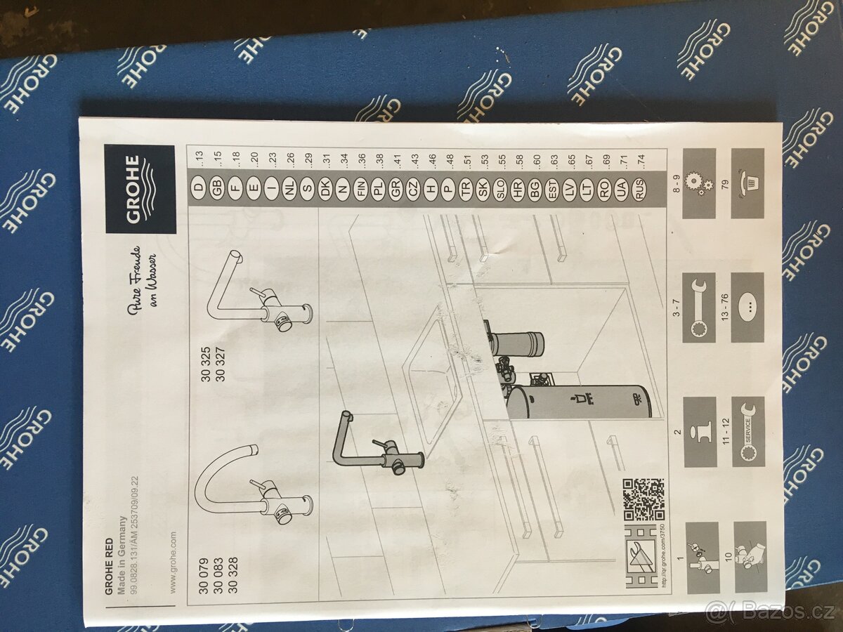 Grohe Red - Dřezová baterie Duo s ohřevem vody a filtrací - 5
