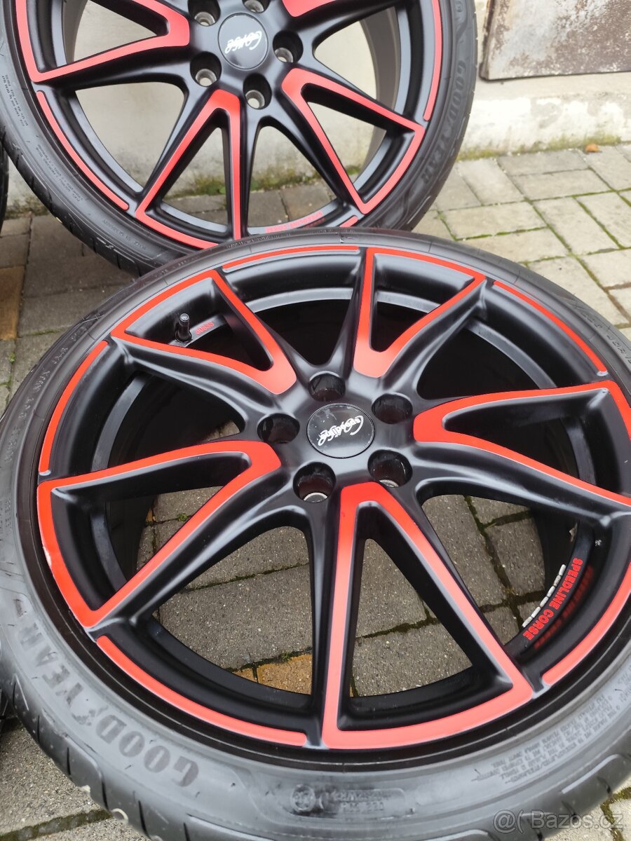 ALU 5x114.3 r19 RONAL + PNEU - PĚKNÁ SADA - 5