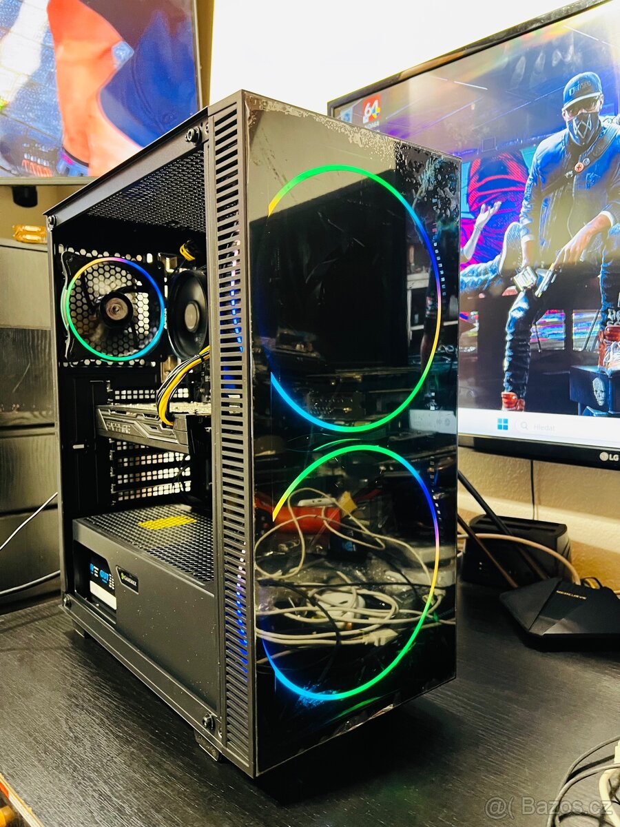 Herní pc Ryzen 5, 16GB DDR4, 2TB SSD+HDD, RX 570, Win 11 - 5