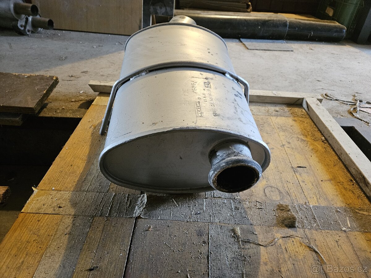 406 V6 - výfuk zadní tlumič - 5