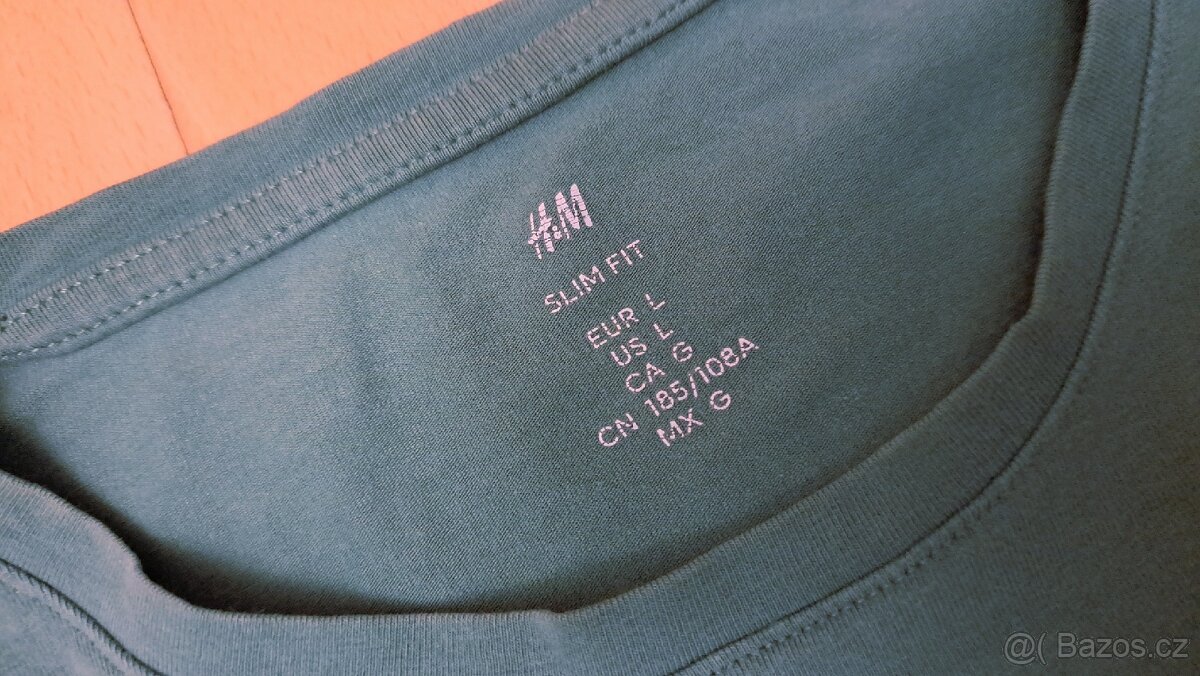 Zajímavá značková trička Levi's/H&M,vel.L/XL - 5