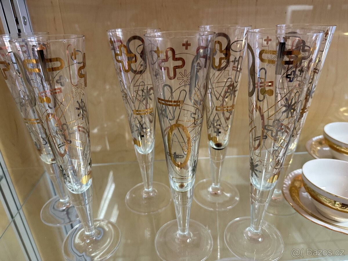 Broušené sklo( různé sety) - 5