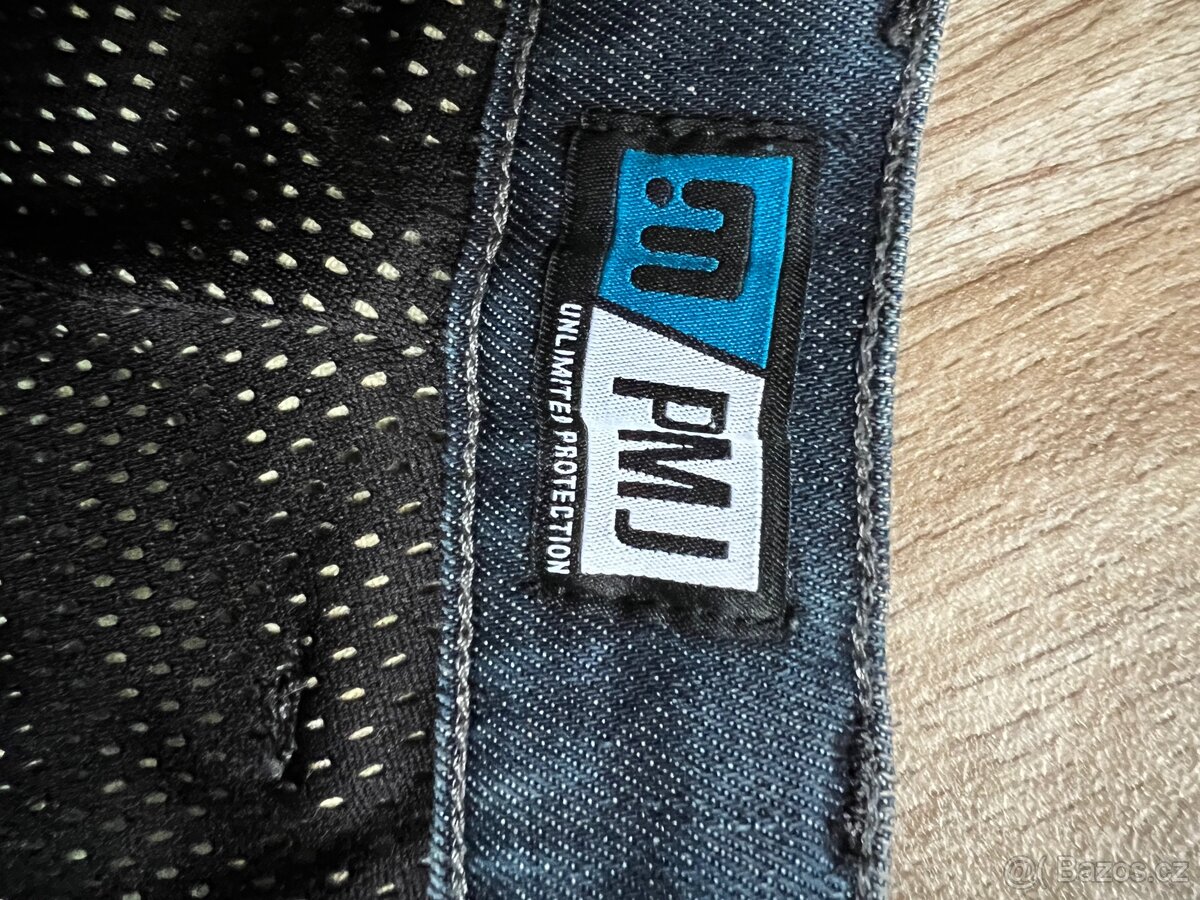 Motorkářské kalhoty - kevlarové džíny na motorku PMJ - 5