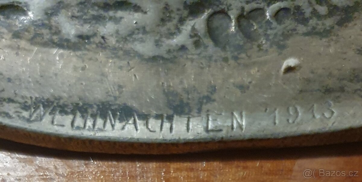 Stará cínová miska - 5