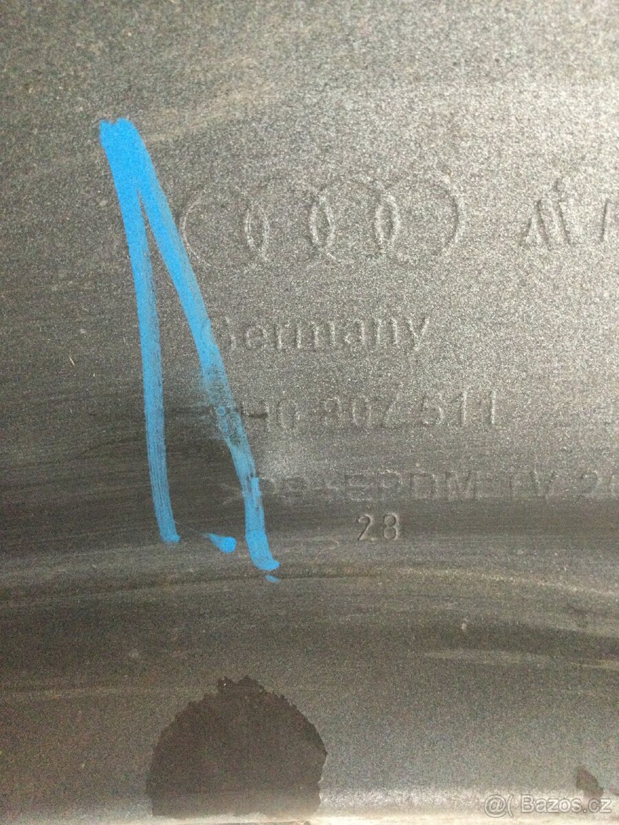 Zadní Nárazník Audi A4 8H Cabrio 8H0807511 - 5