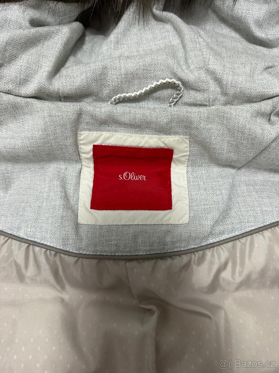 Dámský zimní kabát péřový S.Oliver, vel.38 - 5