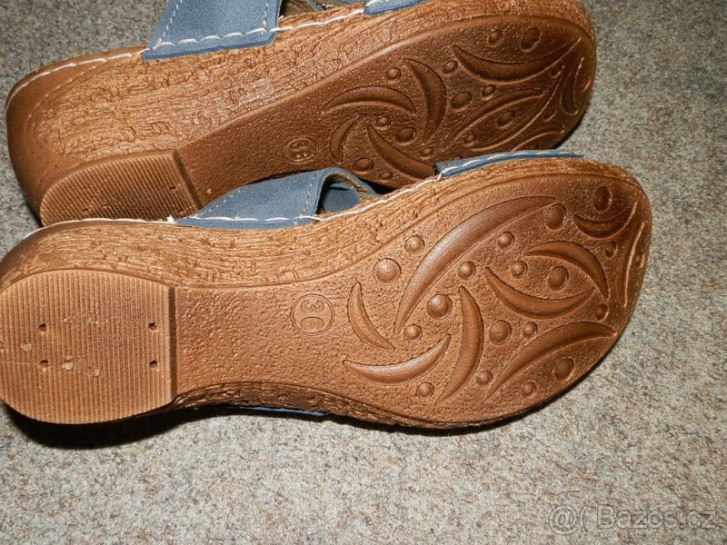 Modré pantofle vel.36 - 5