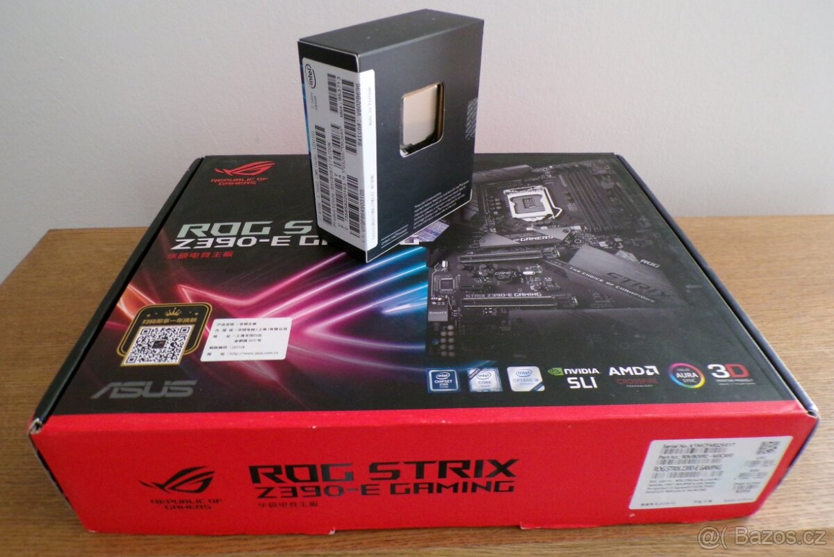 ASUS ROG Strix Z390‑E Gaming + Intel Core i7‑8700K - 5