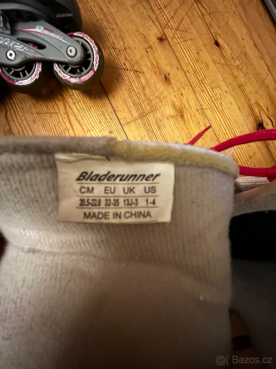 Dětské dívčí inline brusle Bladerunner vel. 32-35 cm - 5