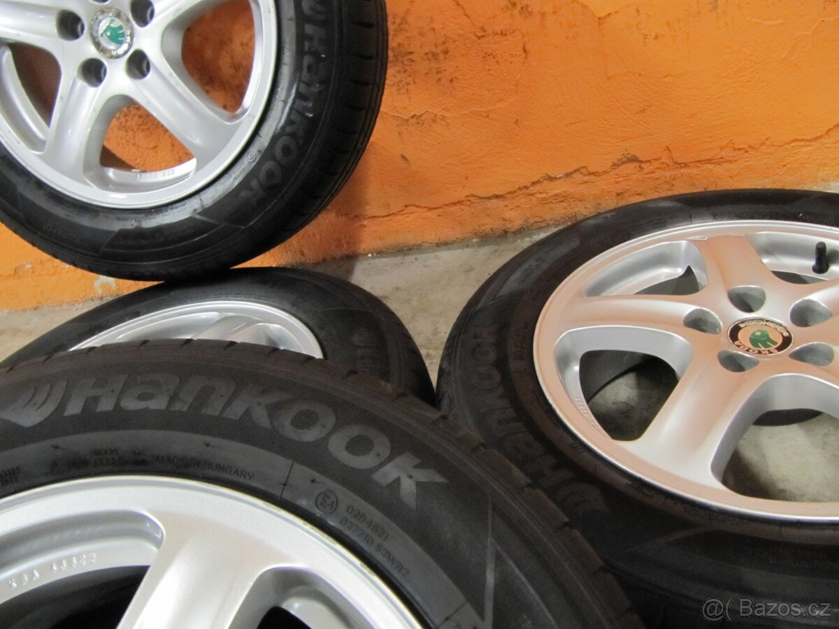 Alu Škoda + 185/65/15 Hankook - 5