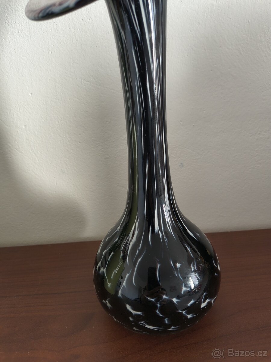 Vintage skleněná váza - 5